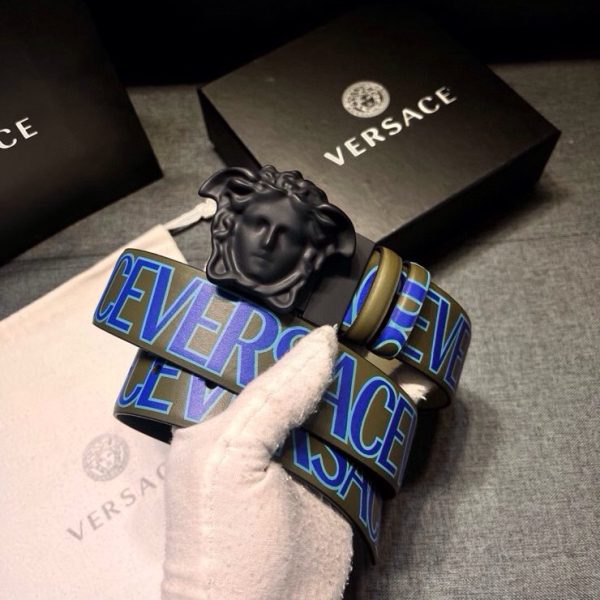 Versace Chiều rộng 4.0cm, dây lưng hai mặt này có hai cách đeo