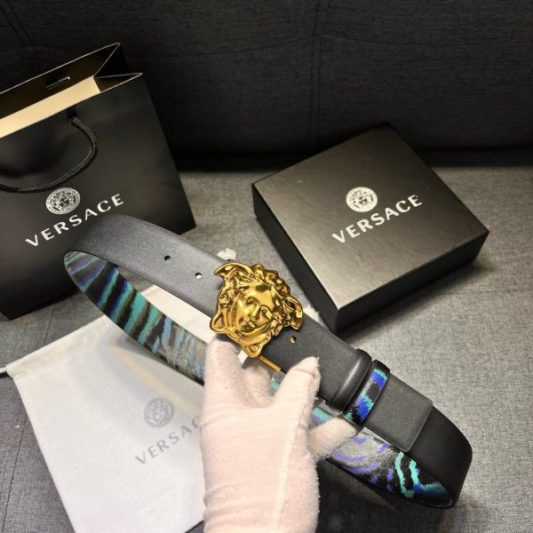Versace Chiều rộng 4.0cm, dây lưng hai mặt này có hai cách đeo