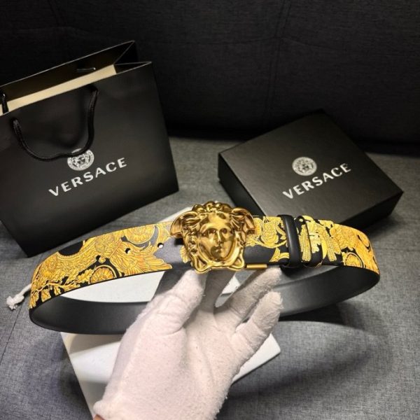 Versace Chiều rộng 4.0cm, dây lưng hai mặt này có hai cách đeo