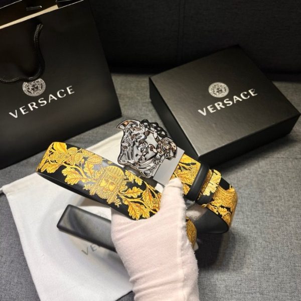 Versace Chiều rộng 4.0cm, dây lưng hai mặt này có hai cách đeo