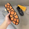 Louis Vuitton, người đàn ông, giày đậu, đậu, da, vải, bò đen
