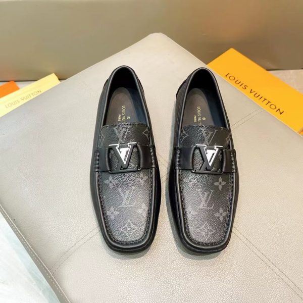 Louis Vuitton, đậu, giày, vải thiều, trong một con bò đen