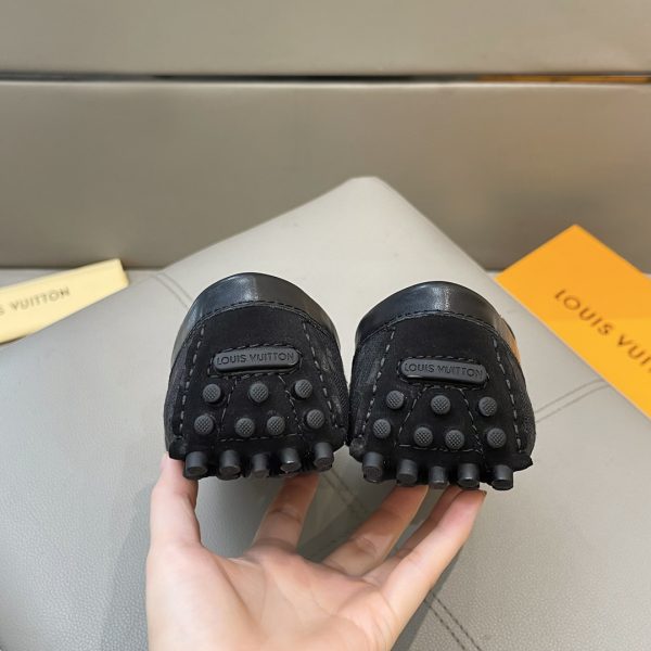 Louis Vuitton, đậu, giày, vải bò, da bò đen