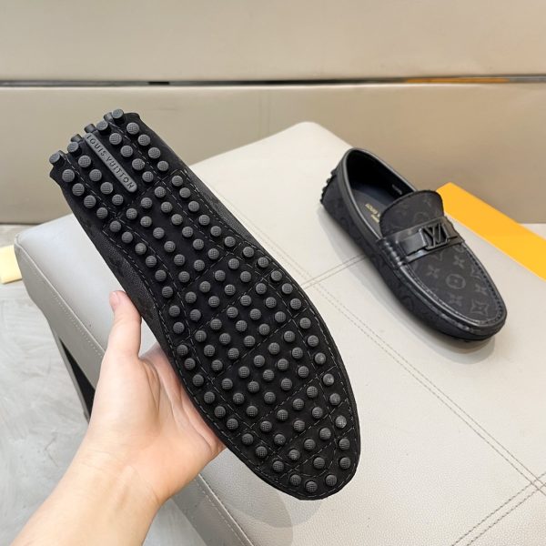 Louis Vuitton, đậu, giày, vải bò, da bò đen