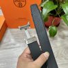 Hermès đàn ông tự động khóa dây lưng rộng 35mm mạ điện chân không