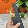 Hermès đàn ông tự động khóa dây lưng rộng 35mm mạ điện chân không