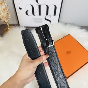 Hermès nhập khẩu mới 3,8cm thép không gỉ mịn