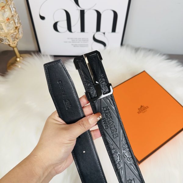 Hermès nhập khẩu mới 3,8cm thép không gỉ mịn