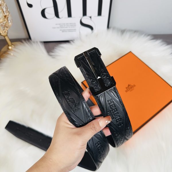 Hermès nhập khẩu mới 3,8cm thép không gỉ mịn