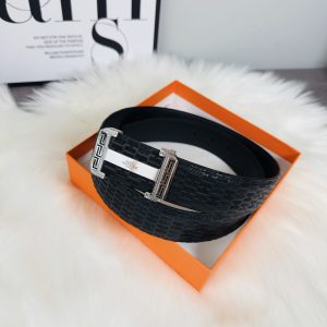 Hermès nhập khẩu mới 3,8cm thép không gỉ mịn