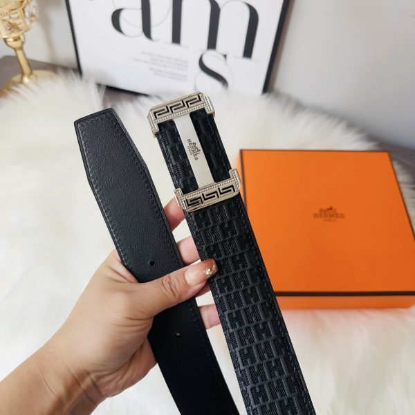 Hermès nhập khẩu mới 3,8cm thép không gỉ mịn
