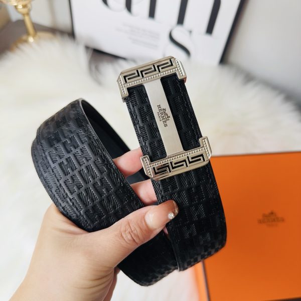 Hermès nhập khẩu mới 3,8cm thép không gỉ mịn
