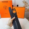Hermès đàn ông tự động khóa dây lưng rộng 35mm mạ điện chân không