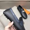 Hermès Đậu Đậu Đậu Đậu Người Đàn Ông Phiên bản Cao cấp Ngưu Ngưu Đen