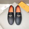 Hermès Đậu Đậu Đậu Đậu Người Đàn Ông Phiên bản Cao cấp Ngưu Ngưu Đen