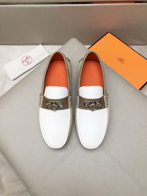 Hermès Đậu Đậu Đậu Đậu Người Đàn Ông Phiên bản Cao cấp Ngưu Ngưu Đen