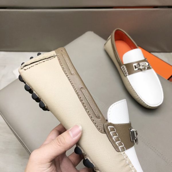 Hermès Đậu Đậu Đậu Đậu Người Đàn Ông Phiên bản Cao cấp Ngưu Ngưu Đen