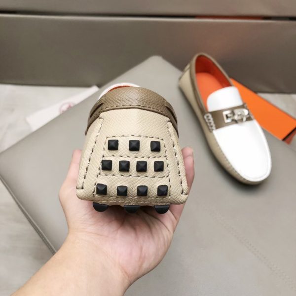 Hermès Đậu Đậu Đậu Đậu Người Đàn Ông Phiên bản Cao cấp Ngưu Ngưu Đen