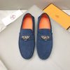 Hermès, đậu, giày, da, bò màu cam