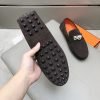 Hermès, đậu, giày, da, bò màu cam