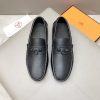 Hermès, đậu, giày, da, bò màu cam