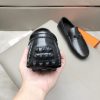 Hermès, đậu, giày, da, bò màu cam