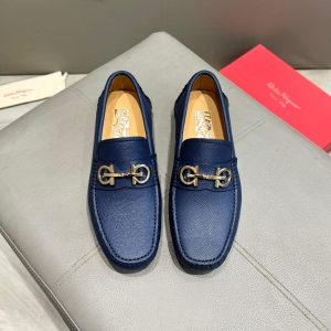 Ferragamo, đậu, giày, da bò