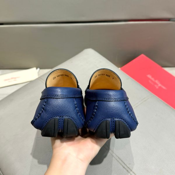 Ferragamo, đậu, giày, da bò