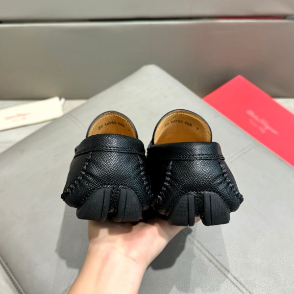 Ferragamo, đậu, giày, da bò