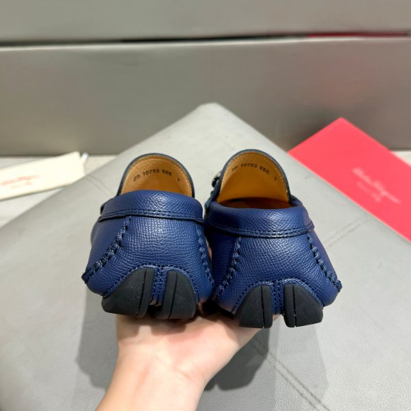 Ferragamo, đậu, giày, da bò