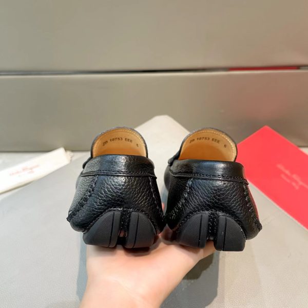 Ferragamo, đậu, giày, da bò