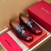 Ferragamo, giày thời trang, sáp, nước bò nhuộm