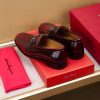 Ferragamo, giày thời trang, sáp, nước bò nhuộm