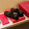 Ferragamo, giày thời trang, sáp, nước bò nhuộm
