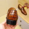 Ferragamo, giày thời trang, sáp, nước bò nhuộm