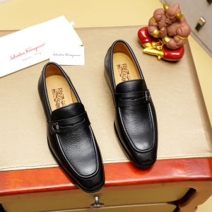 Ferragamo, giày thời trang, sáp, nước bò nhuộm