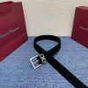 Ferragamo cài dây đai phụ nữ Chọn vật liệu cao cấp, da mềm mại và thân thiện