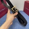 Ferragamo cài dây đai phụ nữ Chọn vật liệu cao cấp, da mềm mại và thân thiện