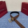 Ferragamo cài dây đai phụ nữ Chọn vật liệu cao cấp, da mềm mại và thân thiện