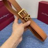 Ferragamo cài dây đai phụ nữ Chọn vật liệu cao cấp, da mềm mại và thân thiện
