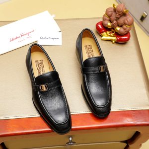 Ferragamo, giày thời trang, sáp, nước bò nhuộm