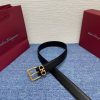 Ferragamo cài dây đai phụ nữ Chọn vật liệu cao cấp, da mềm mại và thân thiện