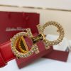 Ferragamo # cổ điển Gancio thắt lưng phụ nữ mịn da con bê