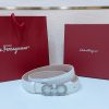 Ferragamo # cổ điển Gancio thắt lưng phụ nữ mịn da con bê