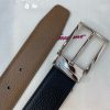 Ferragamo chiều rộng 3.5cm thiết kế cao cấp dây đai đàn ông nhập khẩu da bò hai mặt