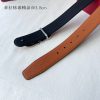 Ferragamo chiều rộng 3.8cm thiết kế cao cấp dây đai đàn ông nhập khẩu da bò hai mặt