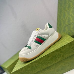 Gucci mới Screener series cặp vợ chồng mập mập giày bánh mì giày bẩn nhỏ mập ding