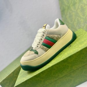 Gucci mới Screener series cặp vợ chồng mập mập giày bánh mì giày bẩn nhỏ mập ding