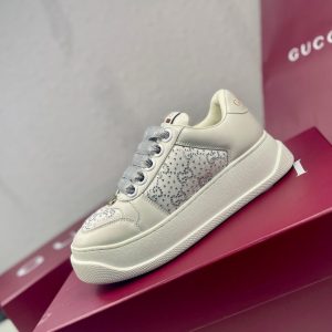 Gucci mới Screener series cặp vợ chồng mập mập giày bánh mì giày bẩn nhỏ mập ding