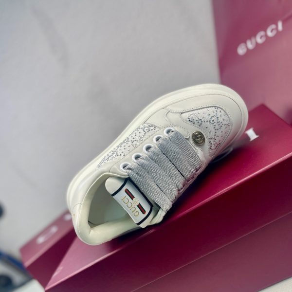 Gucci mới Screener series cặp vợ chồng mập mập giày bánh mì giày bẩn nhỏ mập ding